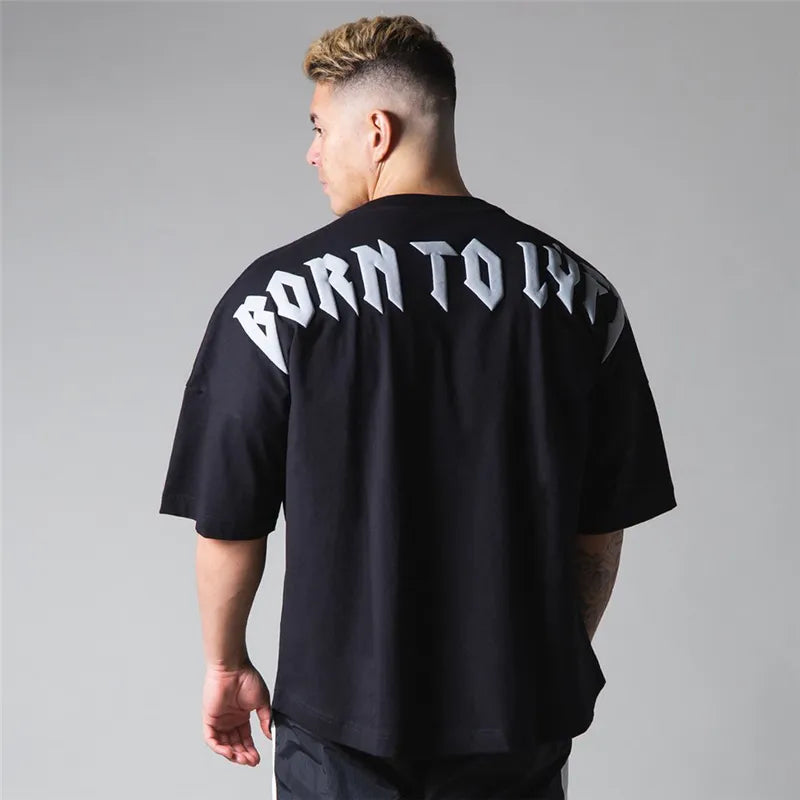 Born To Lyft Print Cotton T-shirt