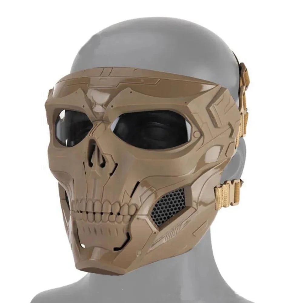 Motorcycle Riding Windproof Camo Skull