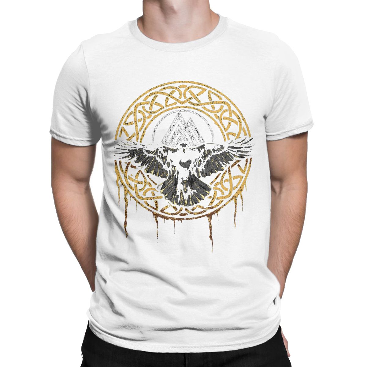 Viking Raven Valhalla Norse Mythology Odins T Shirts