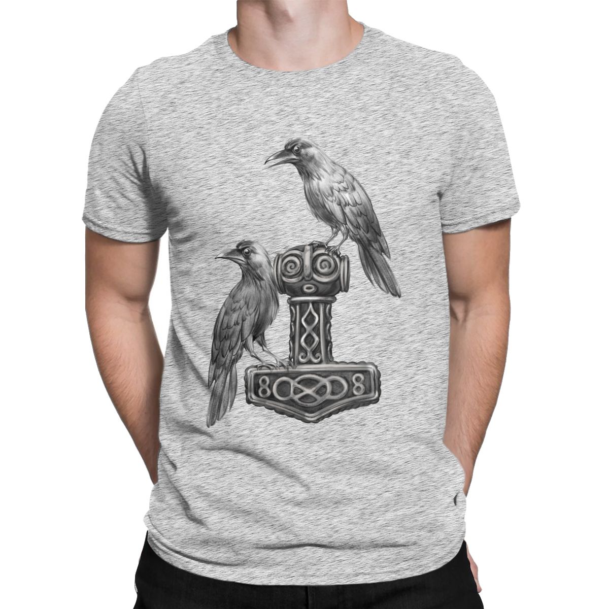 Thor Hammer Mjolnir Cotton T Shirts