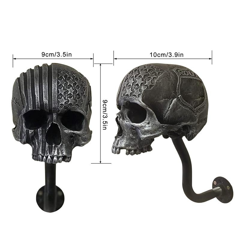 Motorcycle Skull Helmet Holder