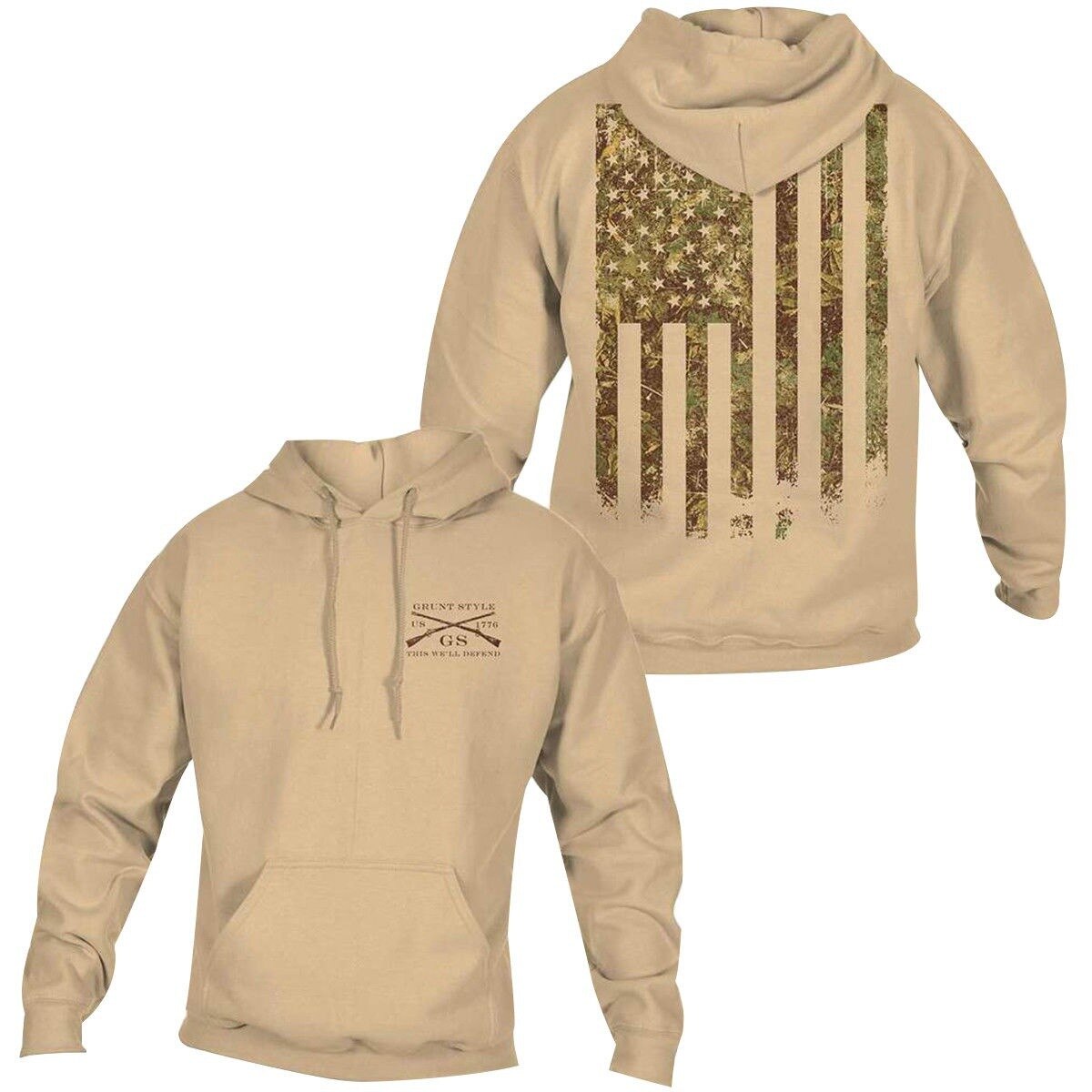 USA Flag Printed Designer Hoodie