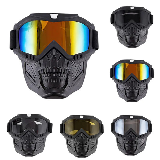 Motorcycle Goggles Anti-ultraviolet Dust-proof Skull Mask