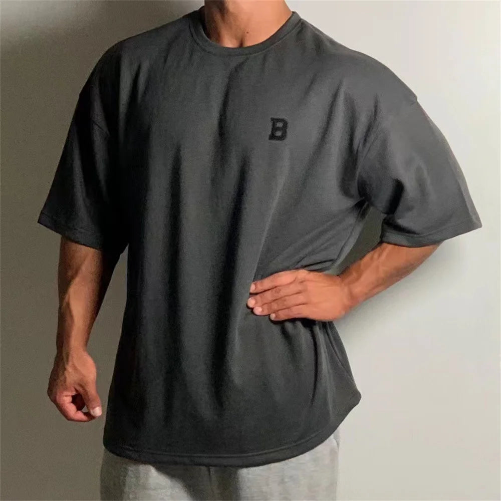 Oversized Short Sleeve Casual Cotton T-shirt