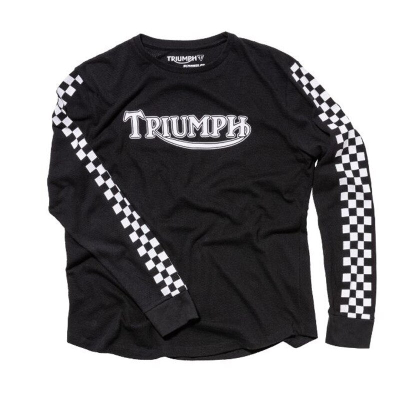 Triumph Logo Design Motorcycle Full Sleeve T-shirts