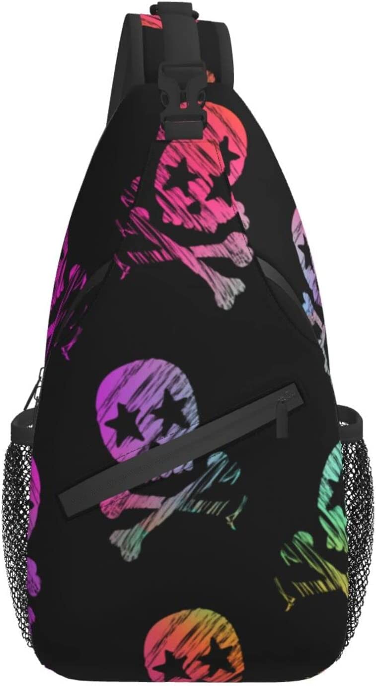 Skull Crossbody Sling Backpack