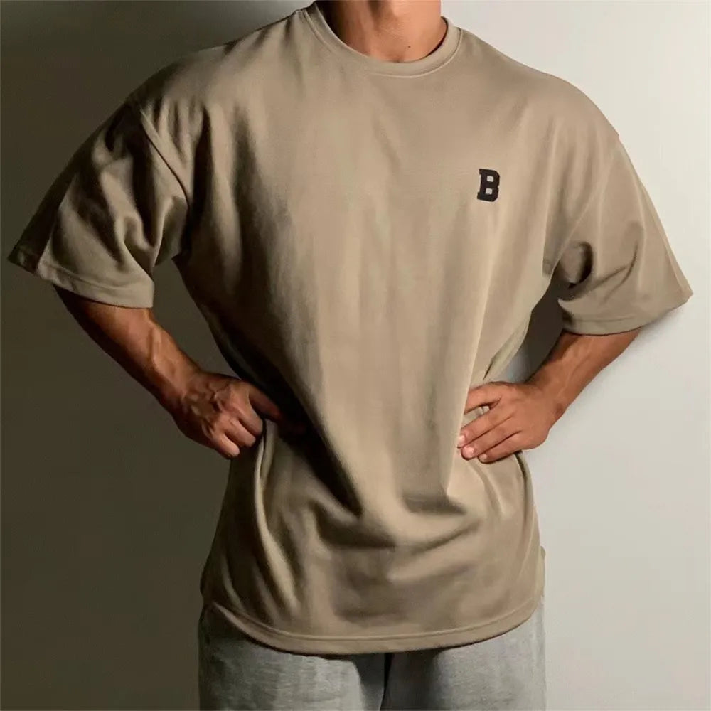 Oversized Short Sleeve Casual Cotton T-shirt