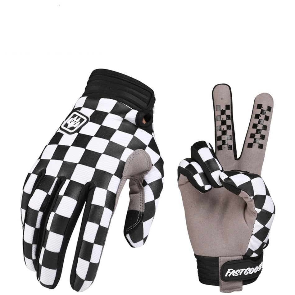 Retro Look Motorcycle Gloves