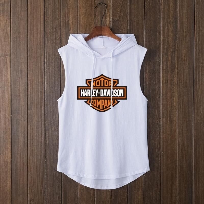 H D Logo Hooded Tank Top Shirt