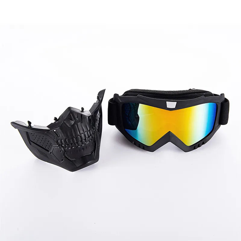 Motorcycle Goggles Anti-ultraviolet Dust-proof Skull Mask