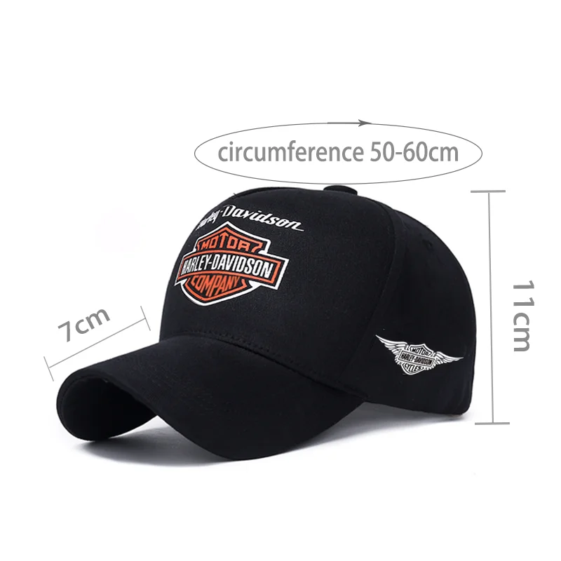 H D Logo Motorcycle Riders Baseball Cap