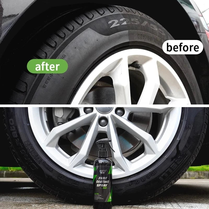 Long Lasting Tire High Gloss Easy Application Cleaner Coating