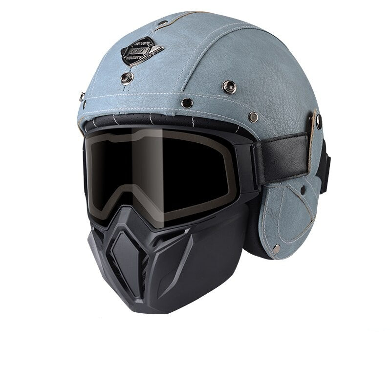 3/4 Open Face Sun Visor Motorcycle Helmet