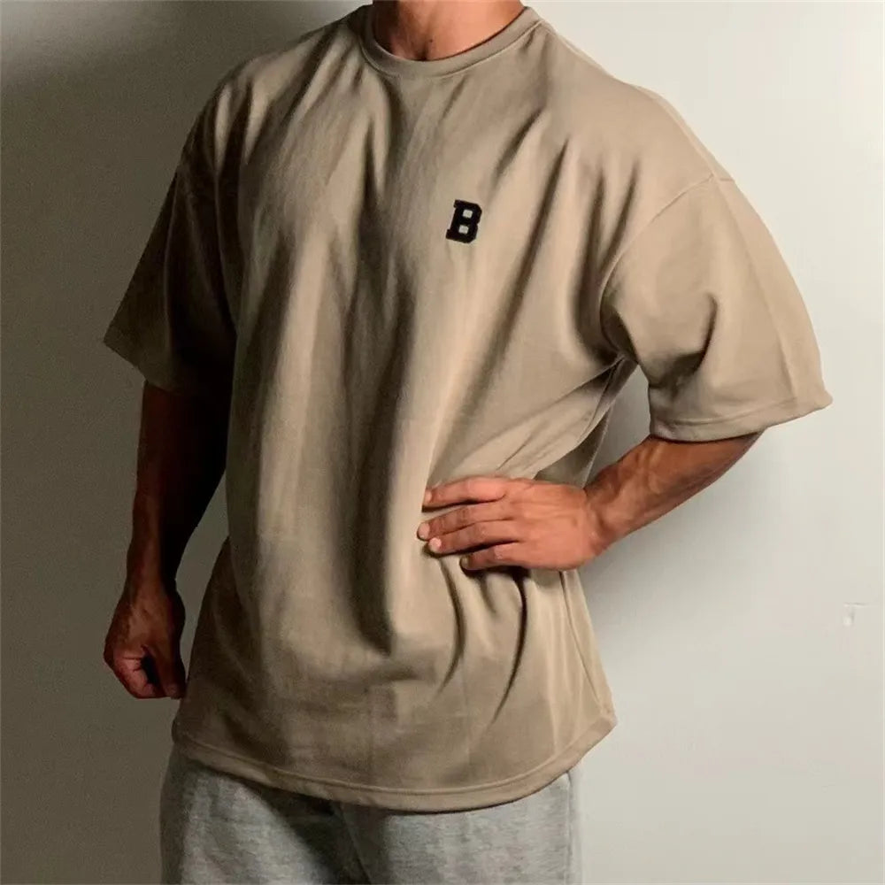 Oversized Short Sleeve Casual Cotton T-shirt