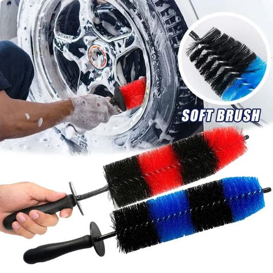 Car Wheel Cleaning Brush With Long Handle