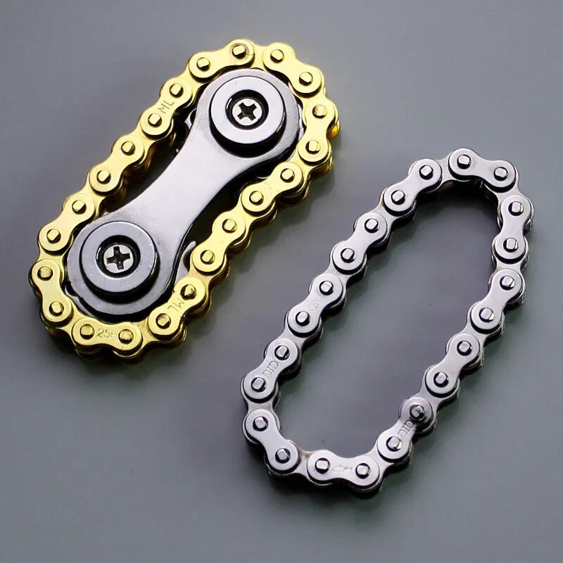 Metal Sprocket Bike Chain Gear Fidget Spinner