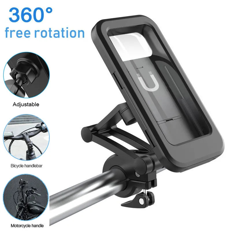 Waterproof Universal Motorcycle Mobile Phone Holder