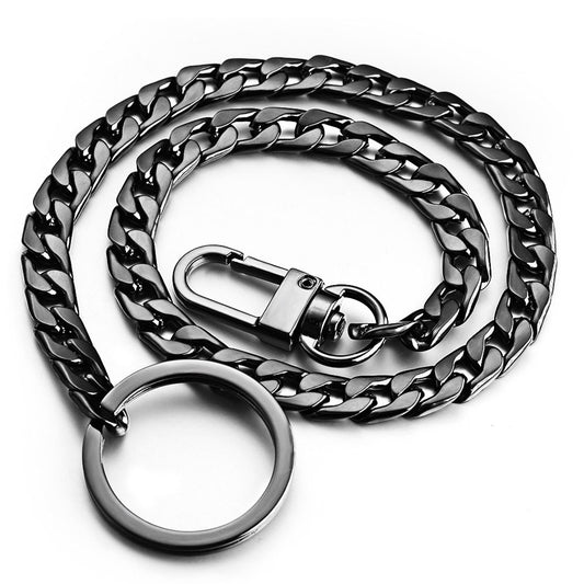 Metal Wallet Belt Chain Anti-lost Keychain