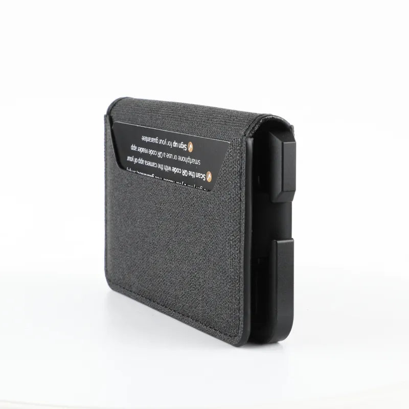 Leather RFID Aluminum Alloy Card Holder