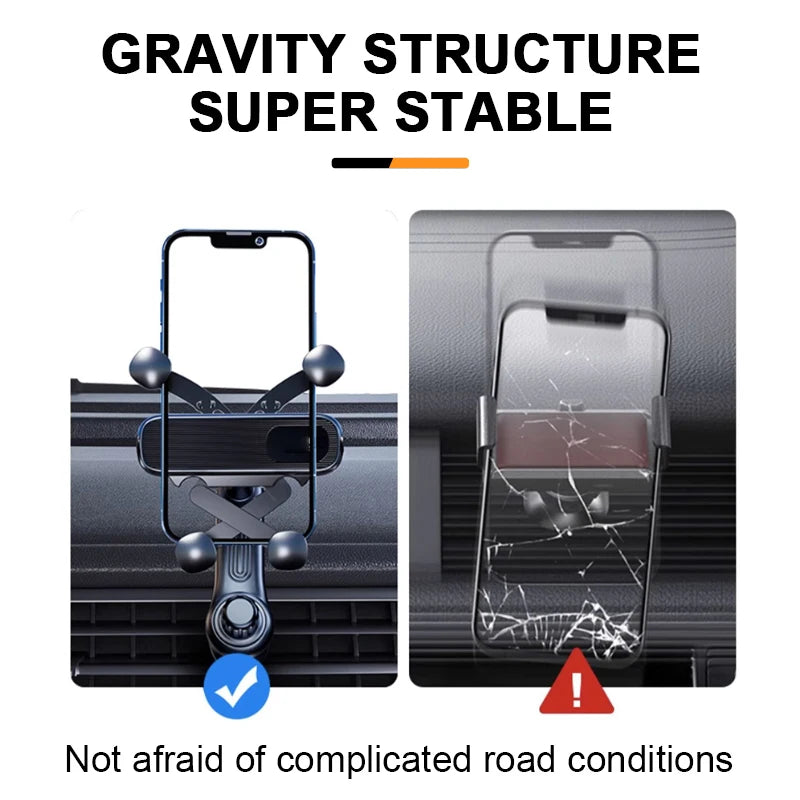 Gravity Car Phone Holder  Mount 360-Degree