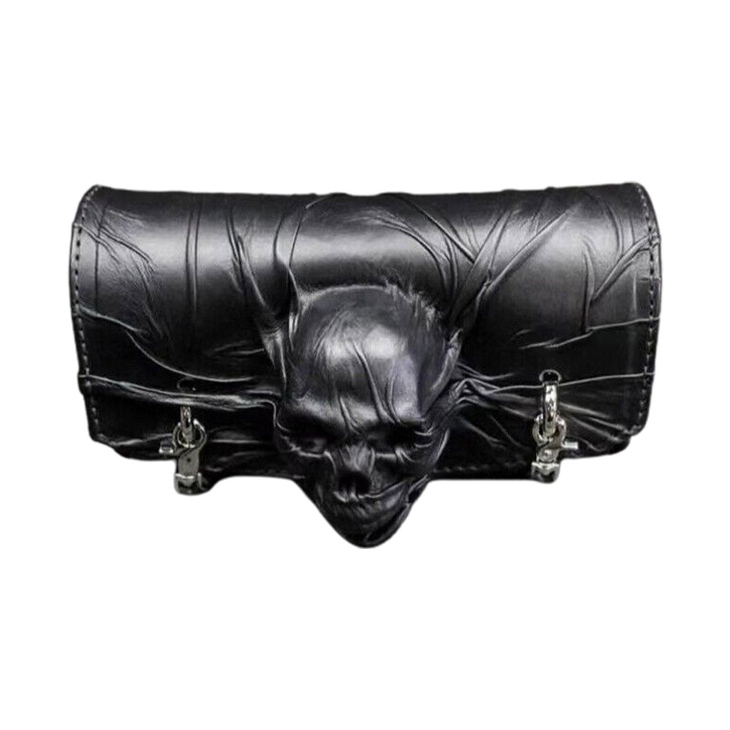 Skull Motorcycle Fork Saddle Bag