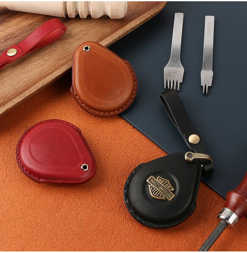 Genuine Leather Key Case for H D Motorcycle