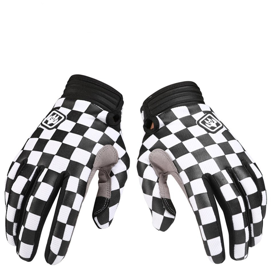 Retro Look Motorcycle Gloves