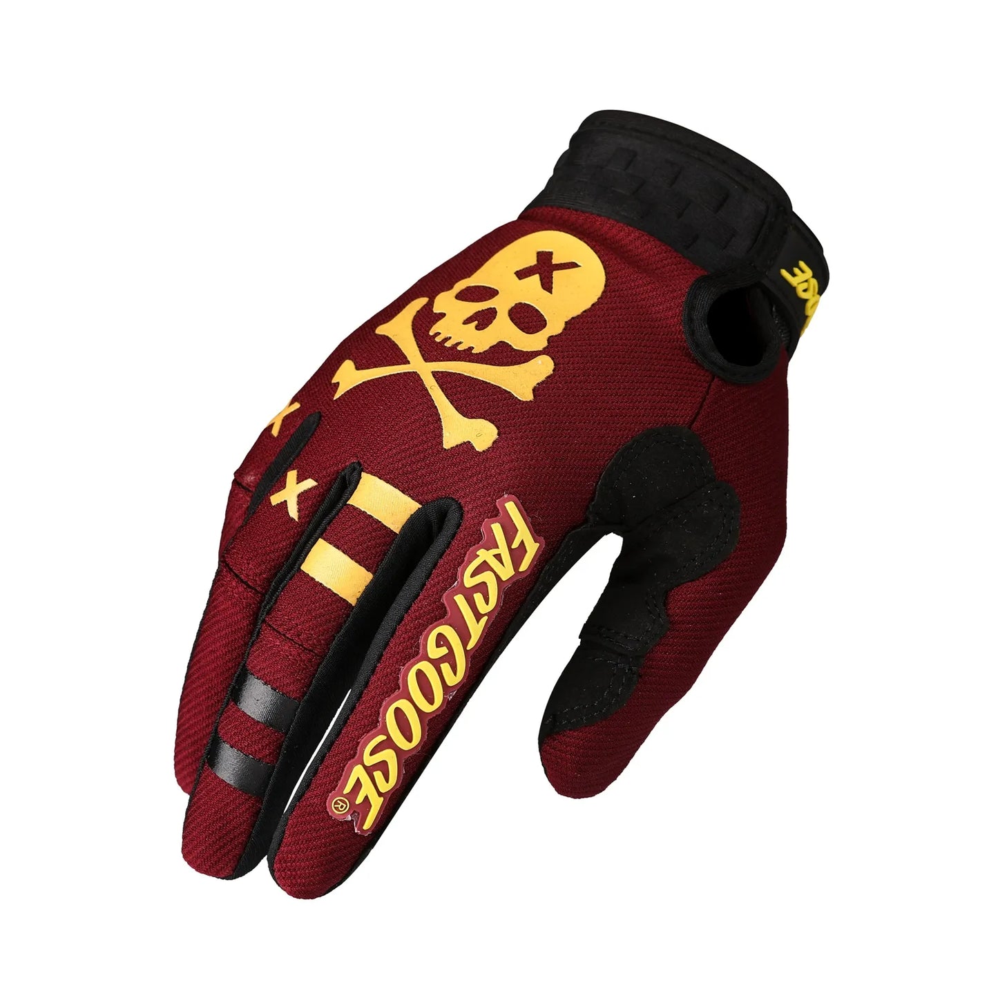 Full Finger Skull Design Motorcycle Gloves