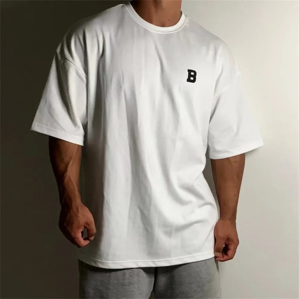 Oversized Short Sleeve Casual Cotton T-shirt