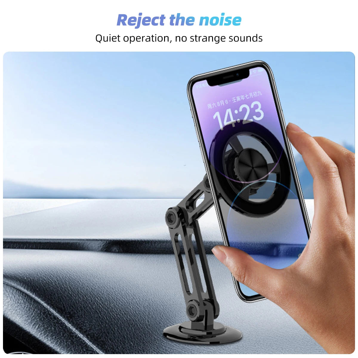 720 Rotate Metal Magnetic Car Phone Holder