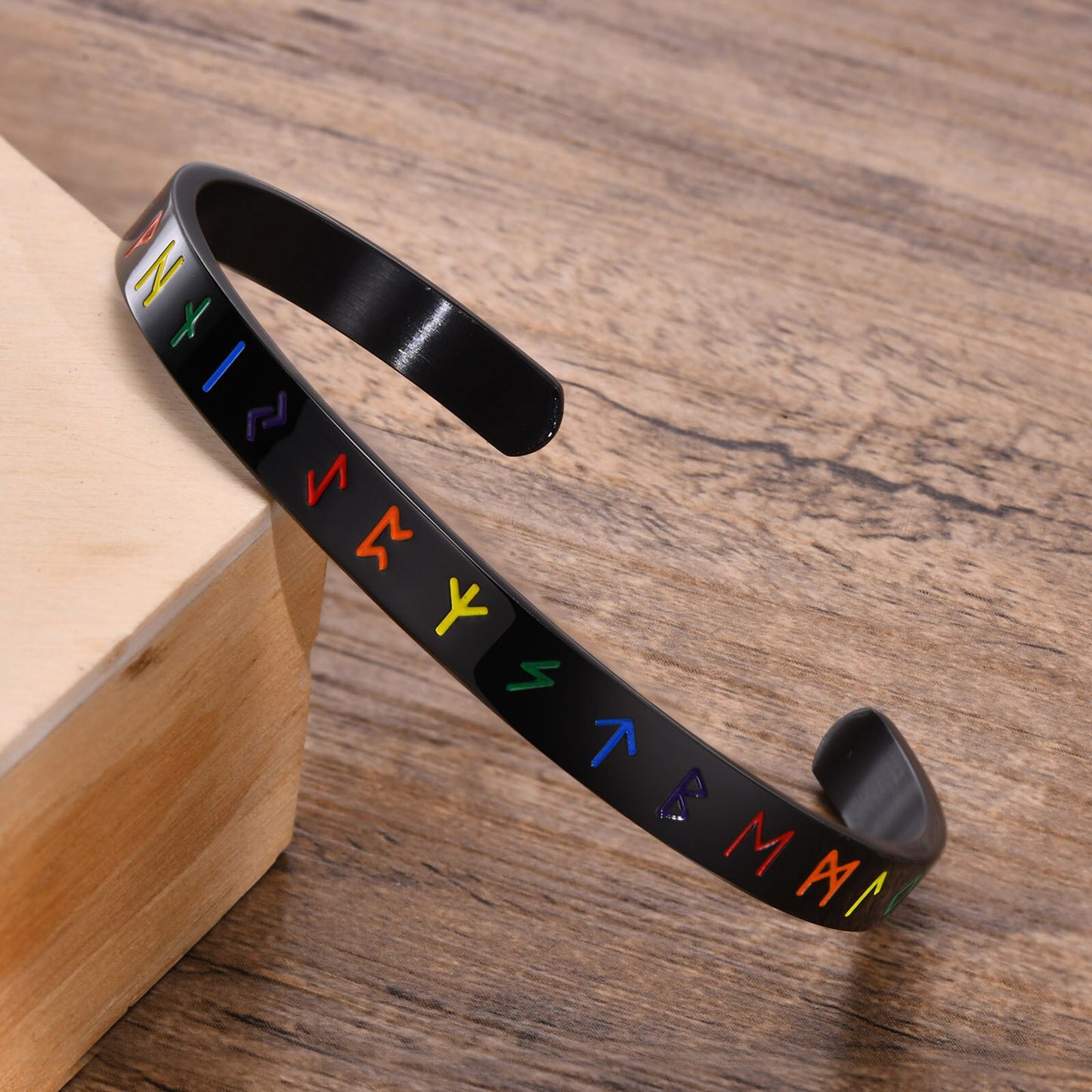 LGBTQ Pride Cuff Bangle Bracelets