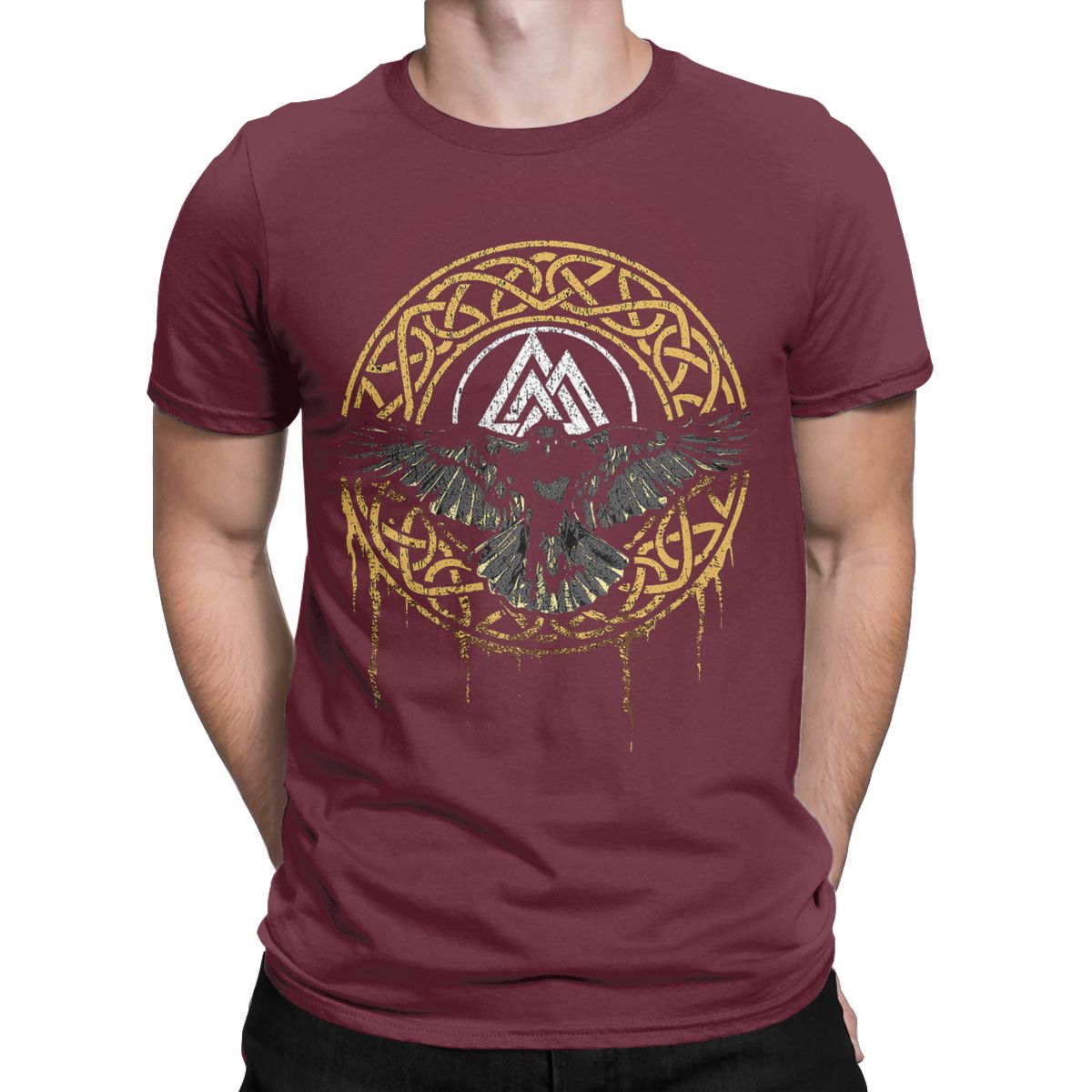 Viking Raven Valhalla Norse Mythology Odins T Shirts