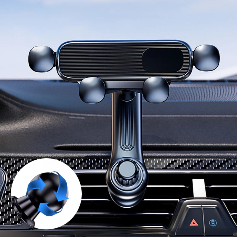 Gravity Car Phone Holder  Mount 360-Degree