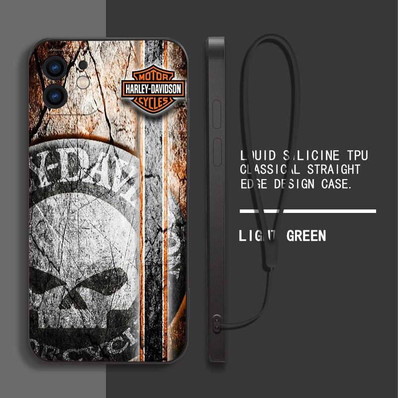 Motorcycle H D Print Phone Case For iPhone All Models