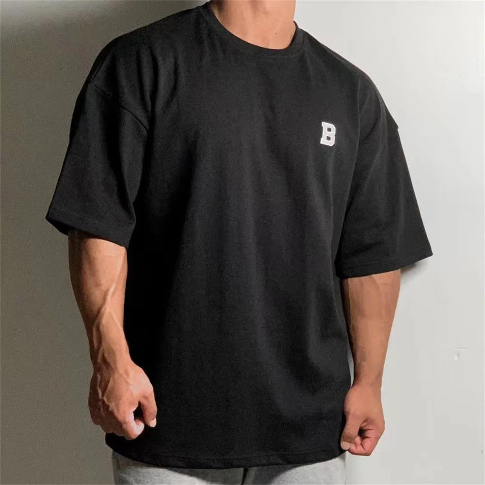 Oversized Short Sleeve Casual Cotton T-shirt