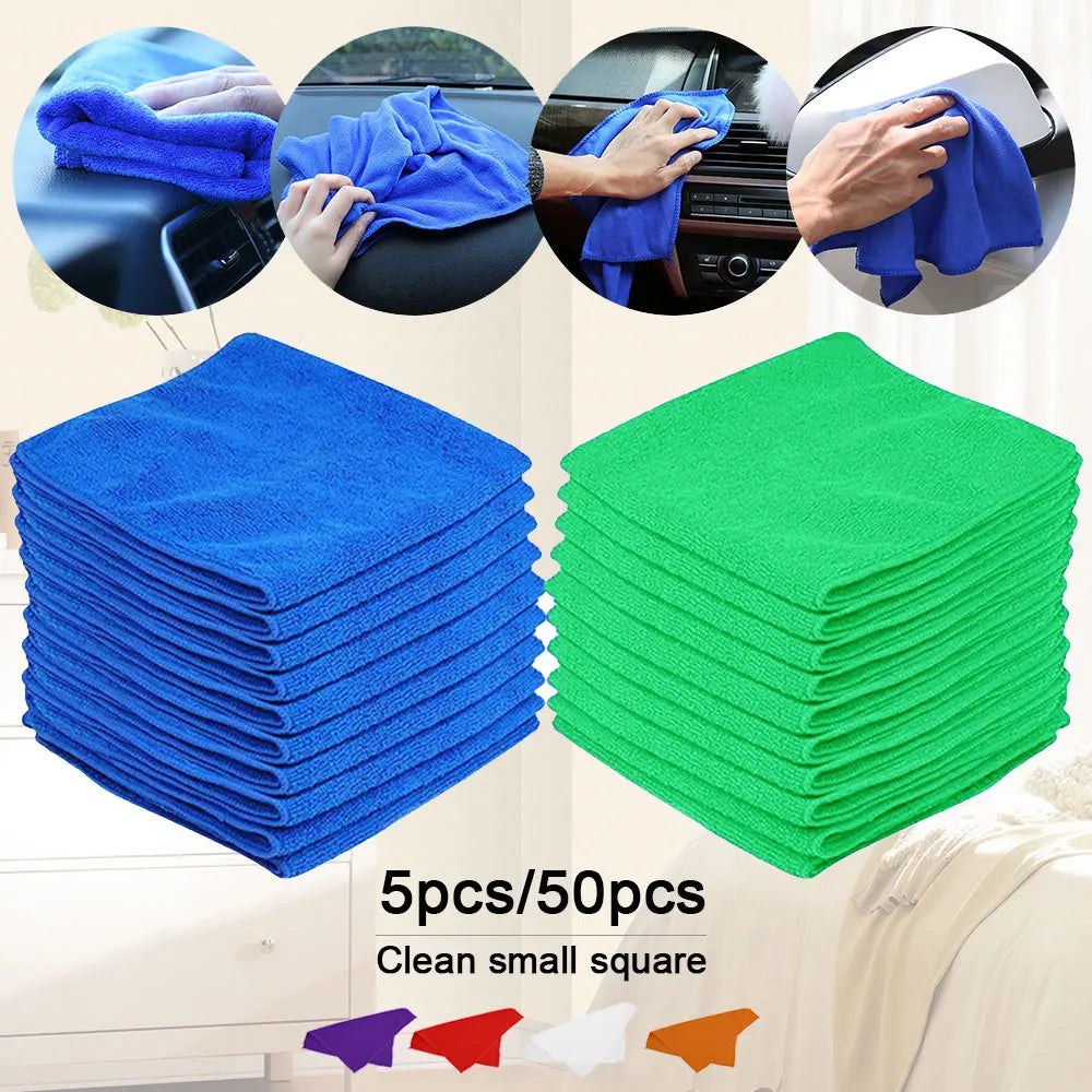 Lint Free Microfiber Cleaning Towel Cloths Reusable