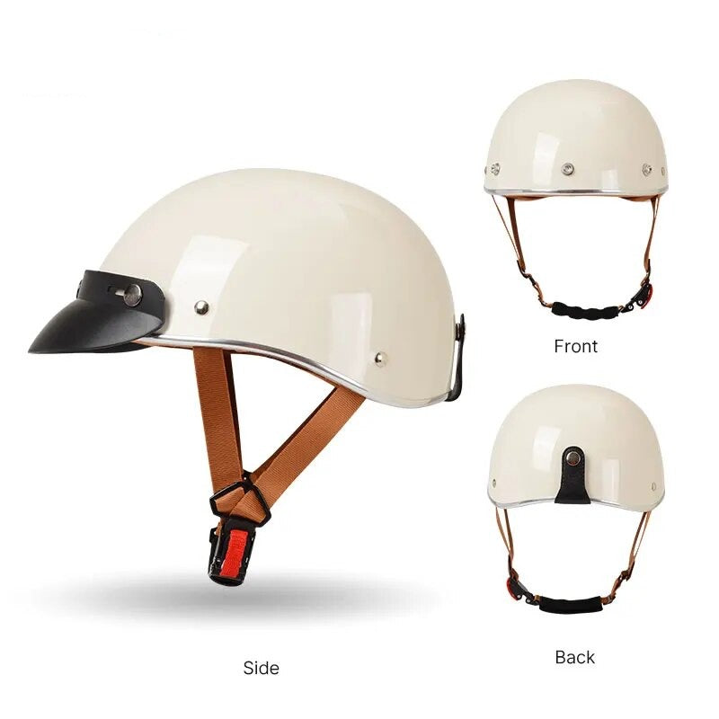 Half Face Retro Motorcycle Helmets