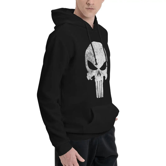 Punisher Skull Grunge Warm Pullovers