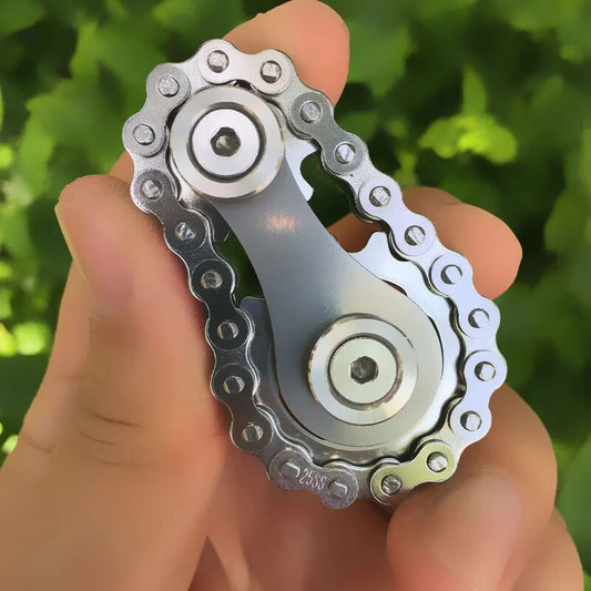 Metal Sprocket Bike Chain Gear Fidget Spinner