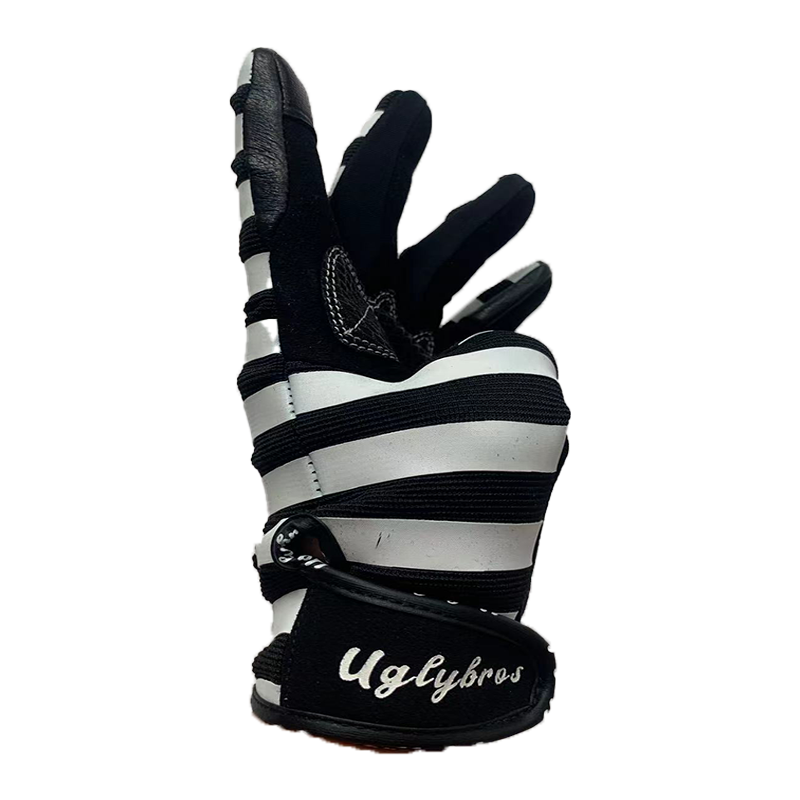 Striped Pattern Motorcycle Gloves