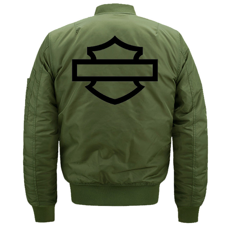 H D Outline Logo Bomber Jacket