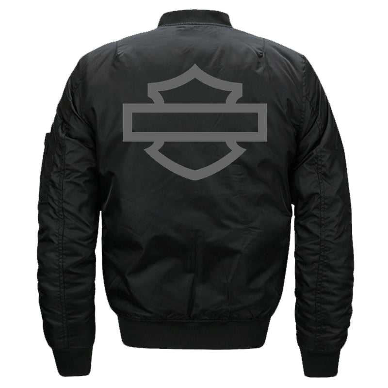 H D Outline Logo Bomber Jacket