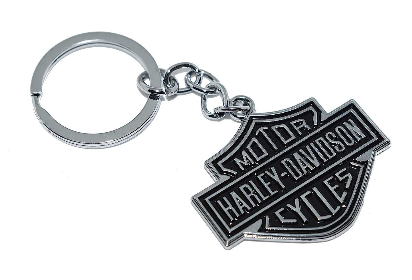 H D Motorcycle Metal Keychain