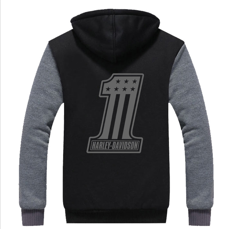 H D One Logo Warm Fleece Hoodie