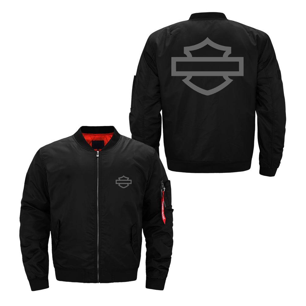 H D Outline Logo Bomber Jacket