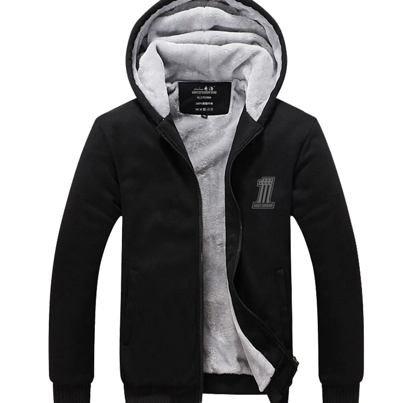 H D One Logo Warm Fleece Hoodie