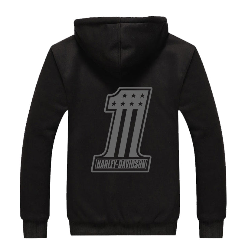 H D One Logo Warm Fleece Hoodie