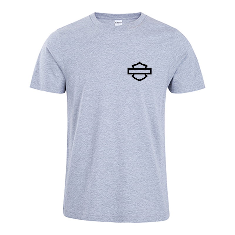 H D Outline Logo Cotton Half Sleeve T-shirt