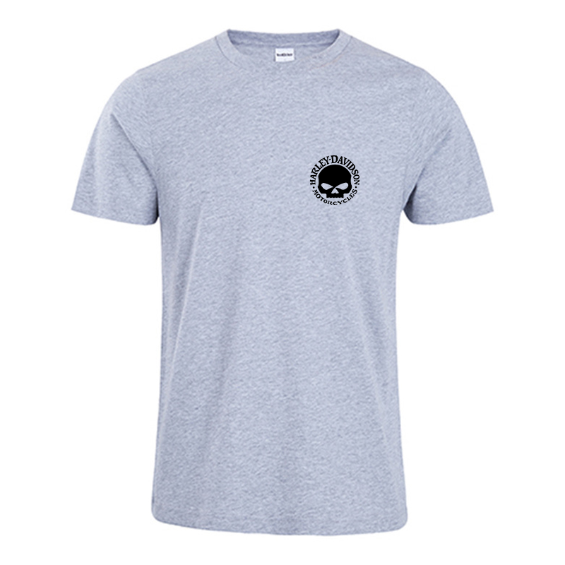 H D Skull Logo Cotton Half Sleeve T-shirt