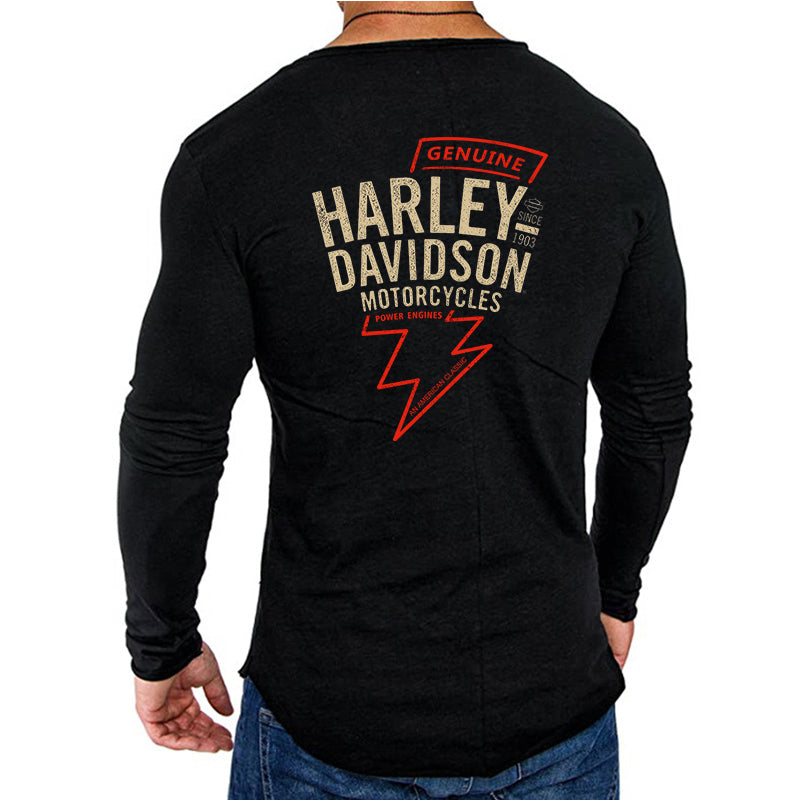 H D Flash Logo Long Sleeve T Shirt